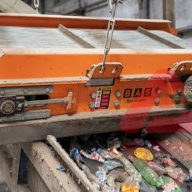 Home 93 Magnetic Separator untuk pengolahan sampah, recycling plant