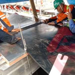 Hot Splicing Conveyor belt menggunakan material