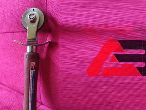 CARA RUBER LAGGING PULLEY CONVEYOR BELT 8 Stitcher with ball bearing, 45 mm