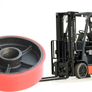 Jasa Relining Roda forklift Elektrik