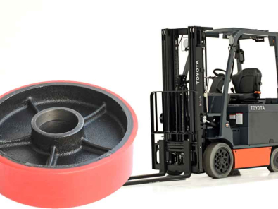 Jasa Relining Roda forklift Elektrik