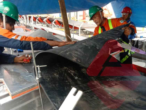 cara hot splicing conveyor belt fabric