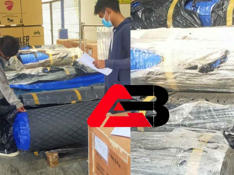 rubber lagging