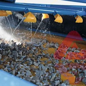 Polyurethane Screen with spray nozle