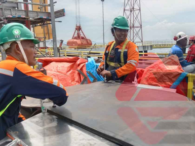 Jasa penyambungan conveyor belt hot splicing