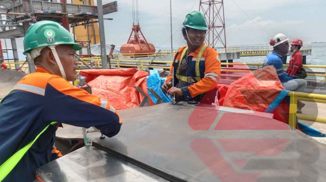 Jasa penyambungan conveyor belt hot splicing